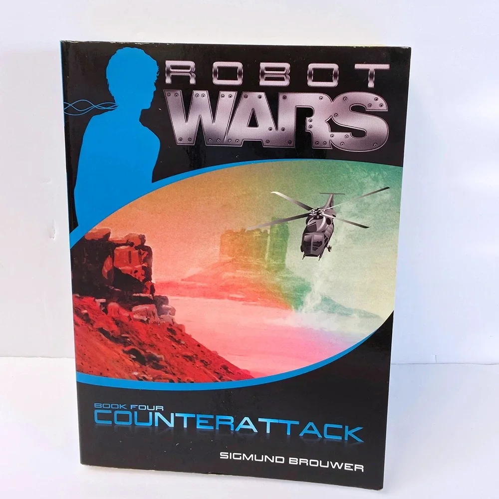 Tyndale Robot Wars Book Set 1-4 Sigmund Brouwer Paperback Kids Sci-Fi
